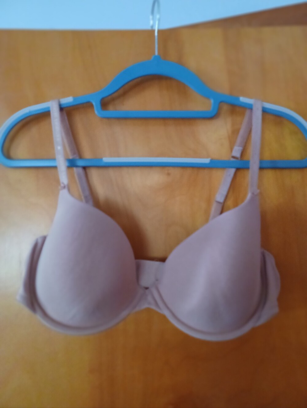 Two Victoria's Secret Cotton Lined Demi Bras - Nude